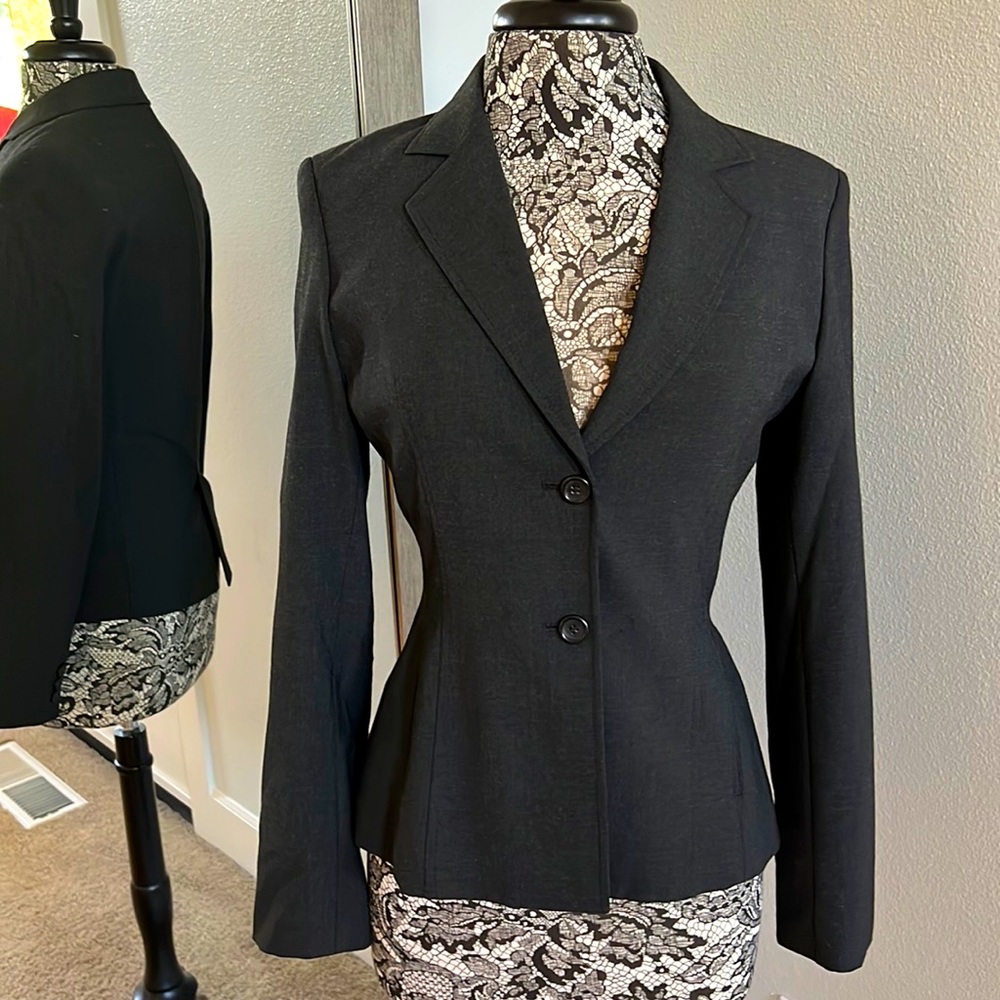 Express Design Studio Charcoal Grey Size 2 Jacket - image 1